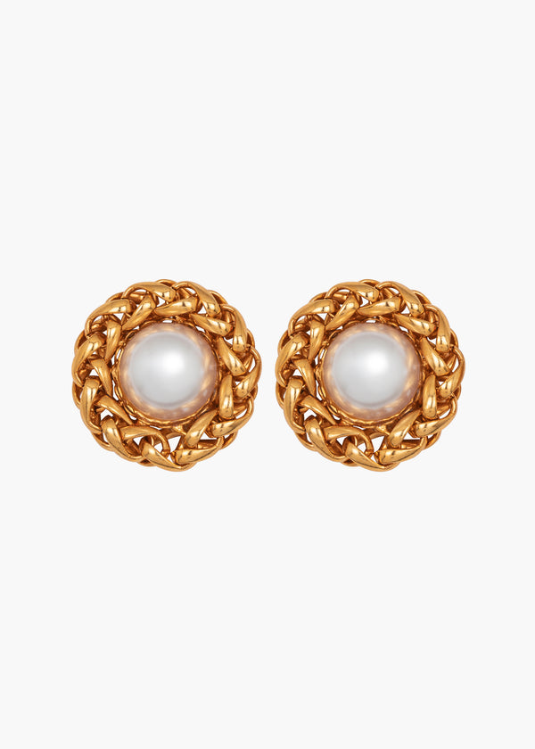 jennifer behr Marit Earrings Gold