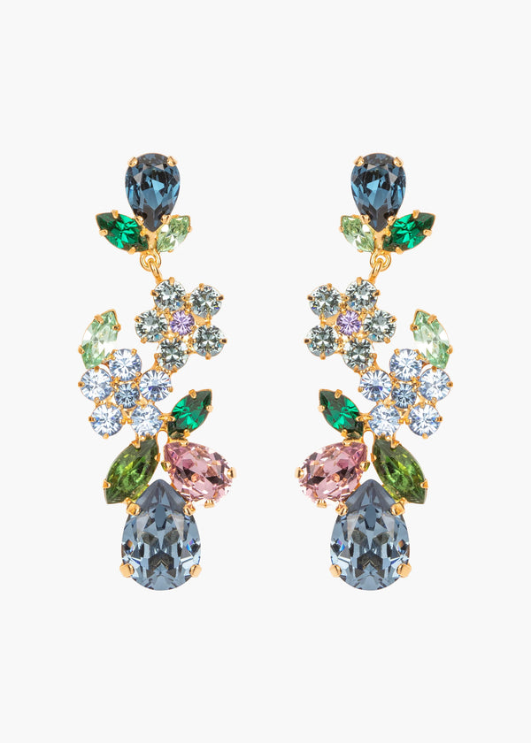 jennifer behr Martella Earrings Sapphire Multi