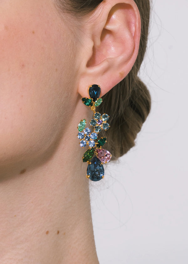 Jennifer Behr Martella Earrings Sapphire Multi