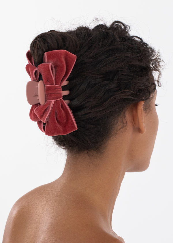 Jennifer Behr Matilda Jaw Clip Antique Rose