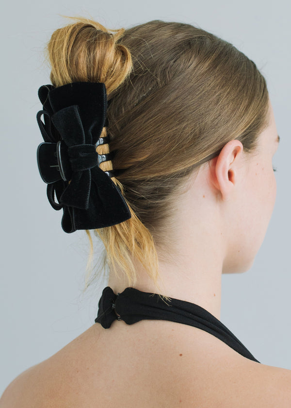 Jennifer Behr Matilda Jaw Clip Black