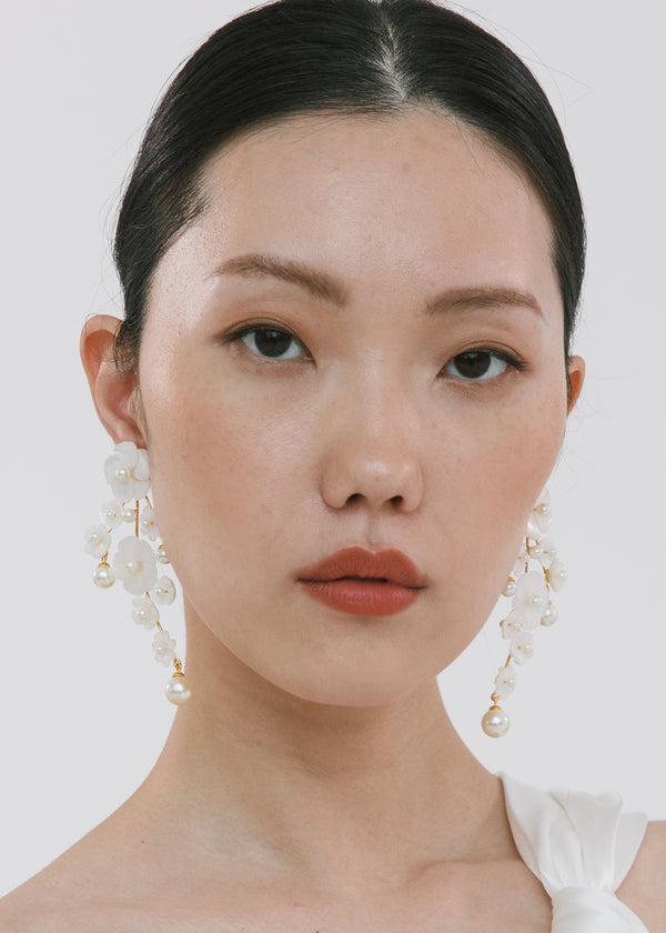 Jennifer Behr Maxine Earrings Mother Of Pearl