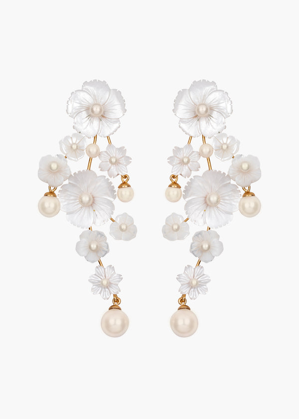 jennifer behr Maxine Earrings Mother Of Pearl