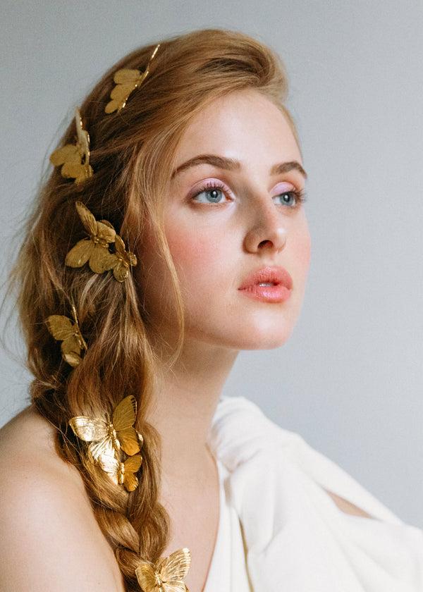 Jennifer Behr Mazarine Bobby Pin Gold