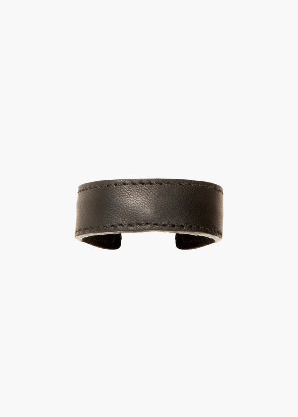 jennifer behr Mini Leather Ponywrap Black