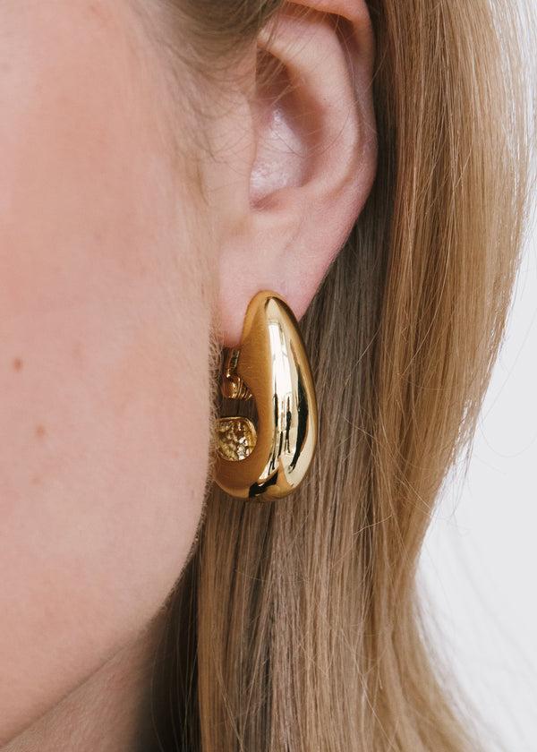 Jennifer Behr Miral Hoop Earrings Gold