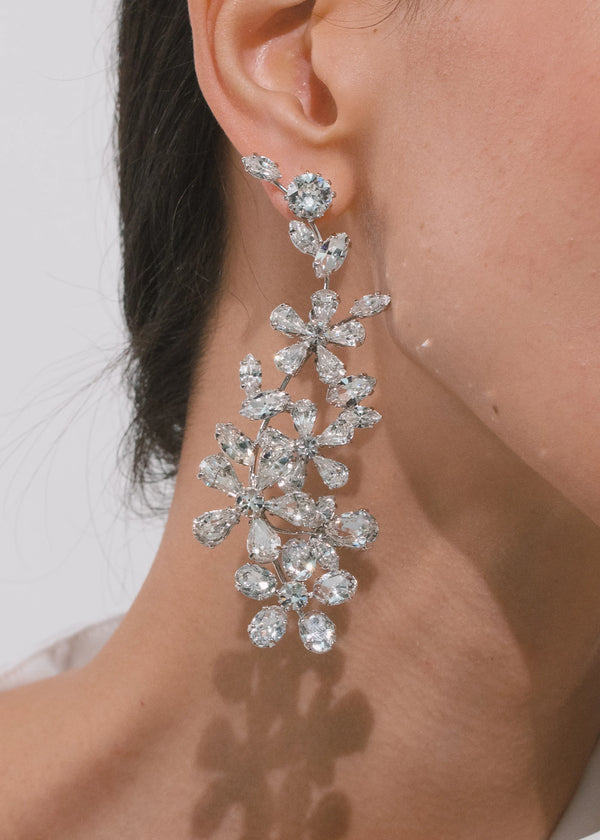 Jennifer Behr Mirella Earrings Crystal