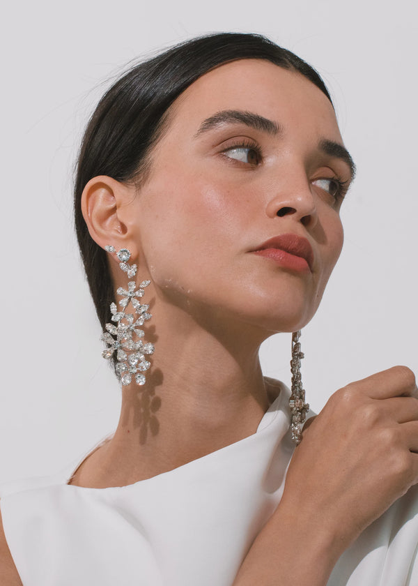 Jennifer Behr Mirella Earrings Crystal