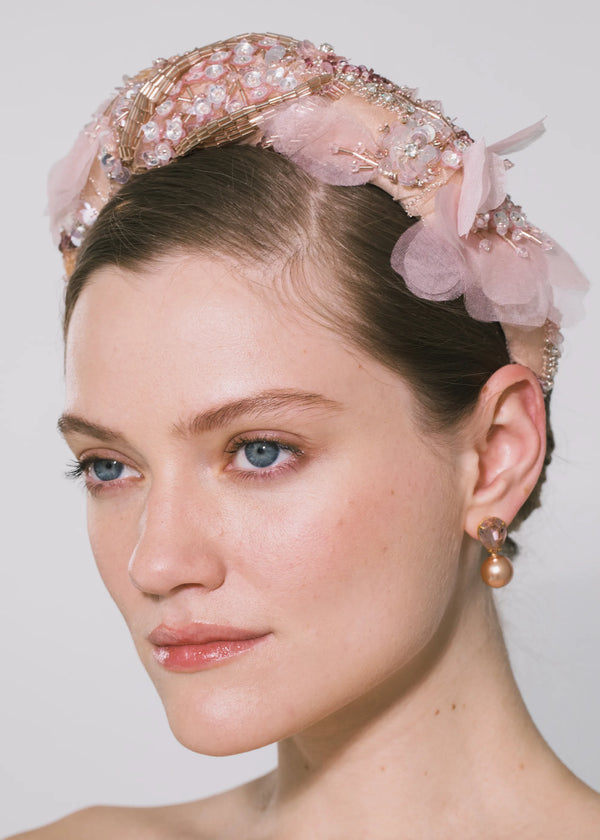 Jennifer Behr Miriana Headband Rose