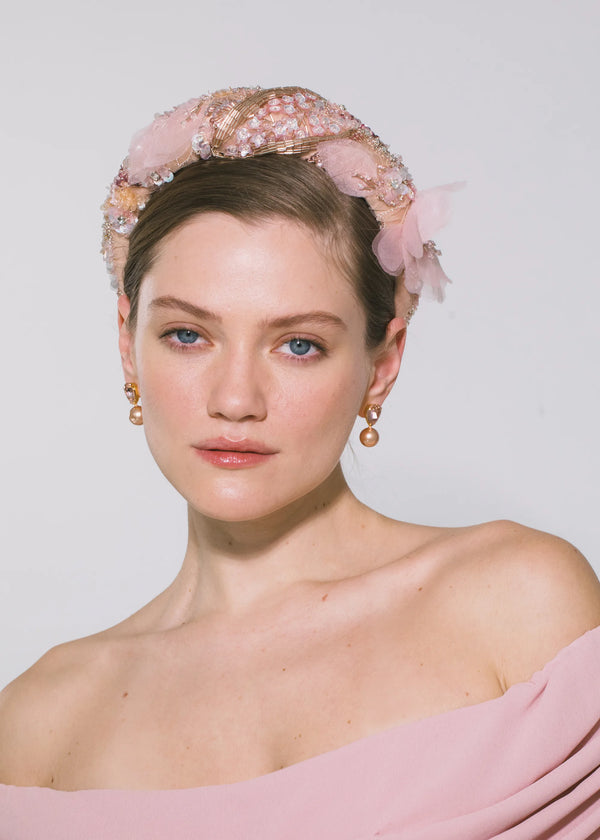 Jennifer Behr Miriana Headband Rose