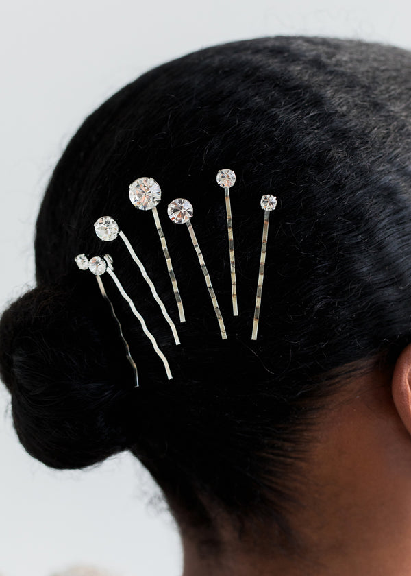 Jennifer Behr Misha Bobby Pins Crystal