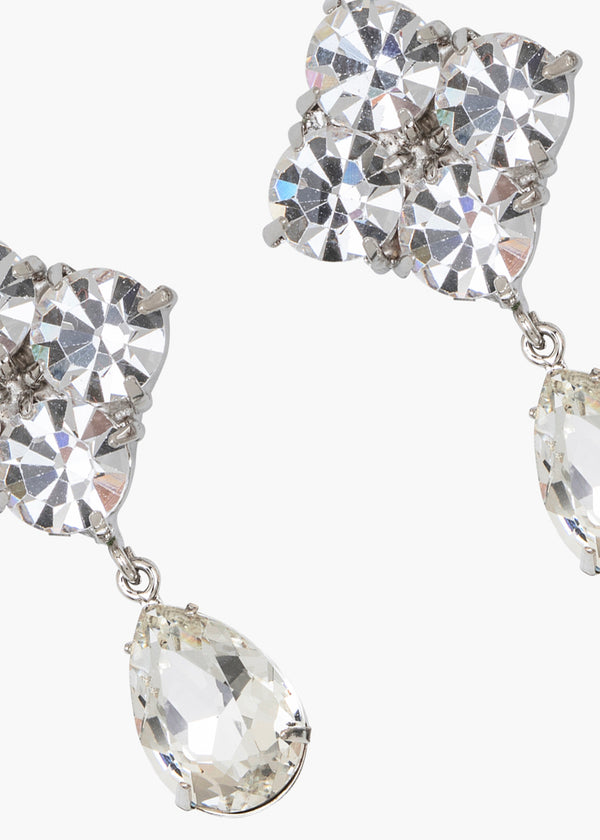 Jennifer Behr Morgana Earrings Crystal