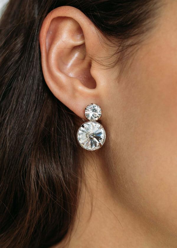 Jennifer Behr Myrla Earrings Crystal