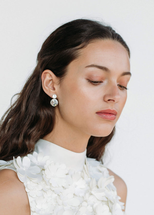 Jennifer Behr Myrla Earrings Crystal