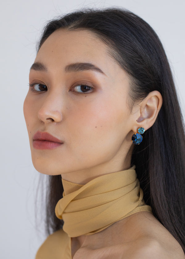 Jennifer Behr Myrla Earrings Lagoon