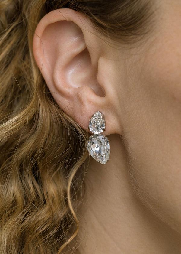 Jennifer Behr Nadine Earrings Crystal
