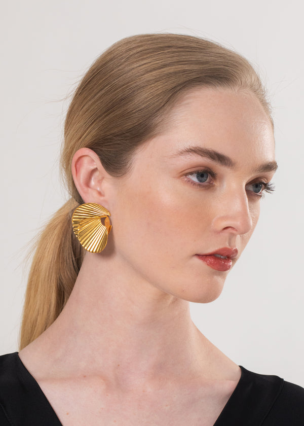 Jennifer Behr Naia Earrings Gold