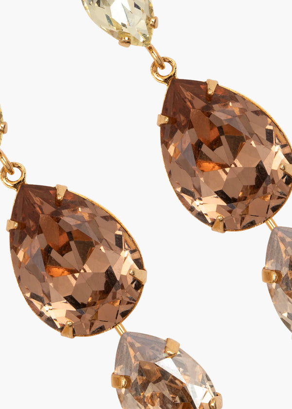 Jennifer Behr Natalina Earrings Champagne