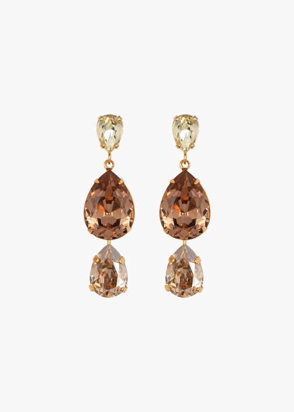 jennifer behr Natalina Earrings Champagne