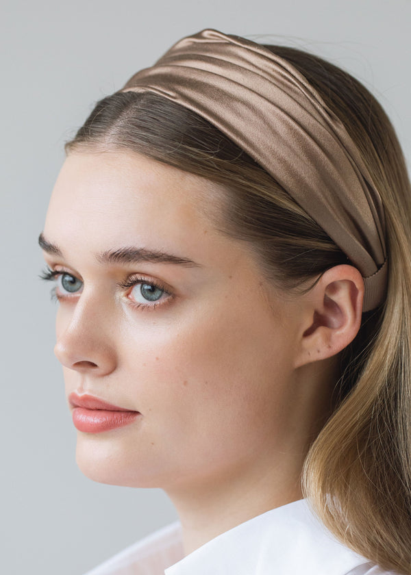 Jennifer Behr Natasha Headband Cappuccino