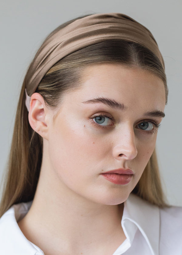 Jennifer Behr Natasha Headband Cappuccino