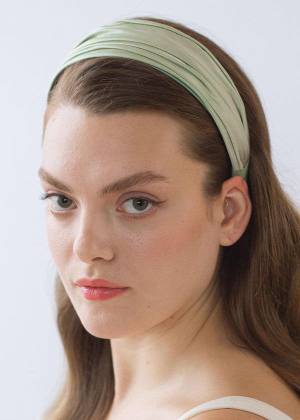Jennifer Behr Natasha Headband Pistachio