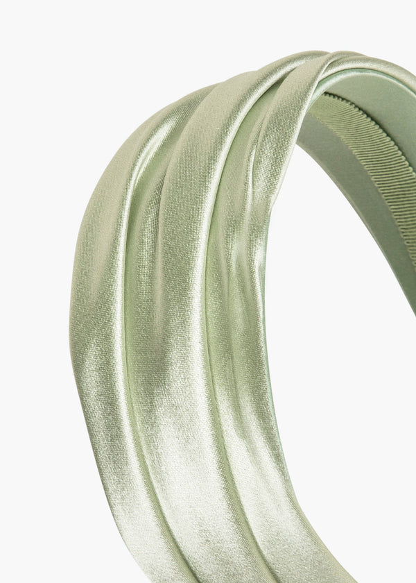 Jennifer Behr Natasha Headband Pistachio