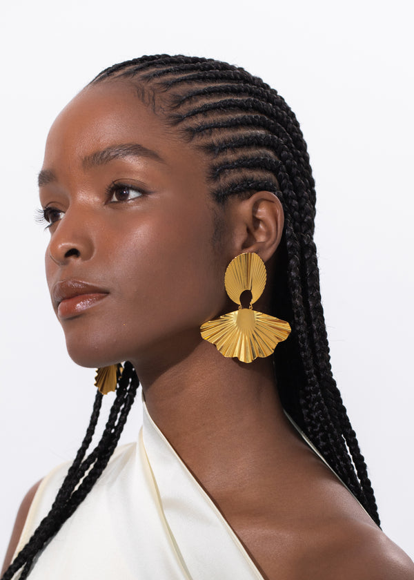 Jennifer Behr Nerissa Earrings Gold