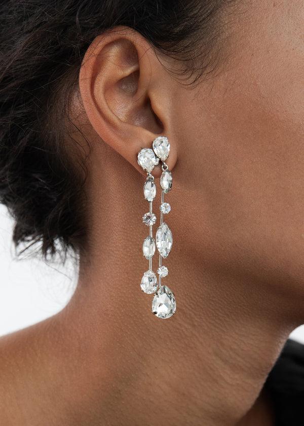 Jennifer Behr Nessa Earrings Crystal
