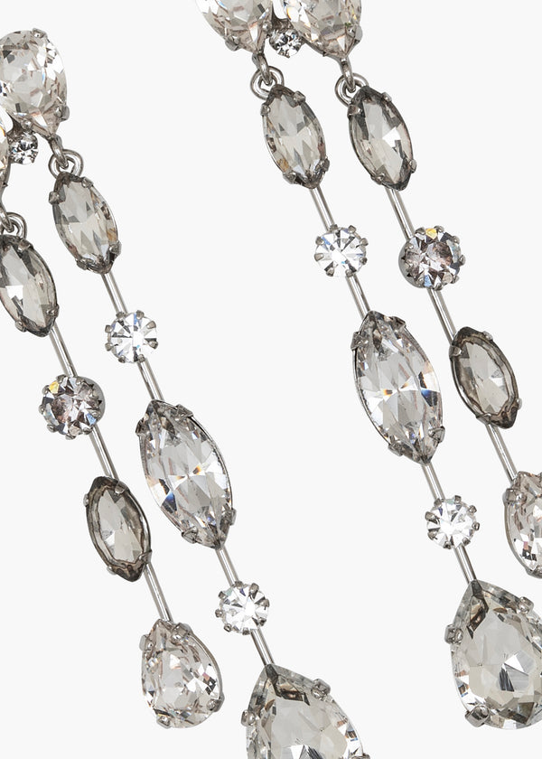 Jennifer Behr Nessa Earrings Crystal