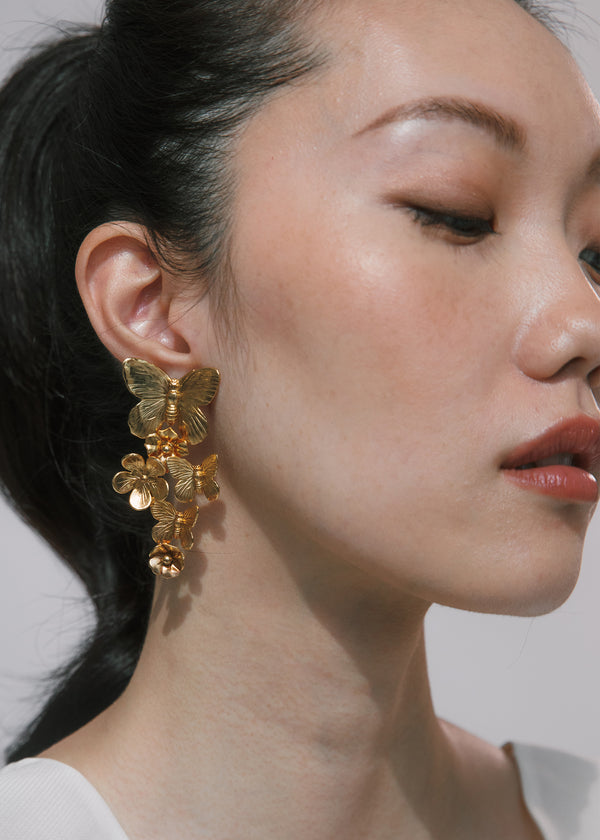 Jennifer Behr Nicola Earrings Gold