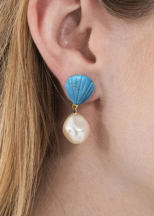 Jennifer Behr Nori Earrings Turquoise