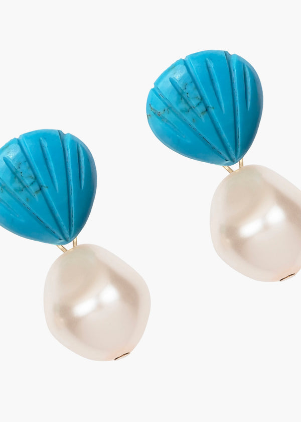 Jennifer Behr Nori Earrings Turquoise