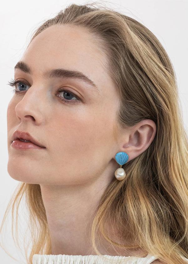 Jennifer Behr Nori Earrings Turquoise