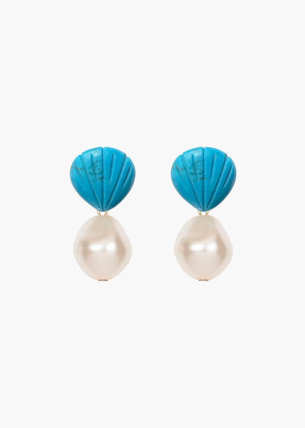 jennifer behr Nori Earrings Turquoise