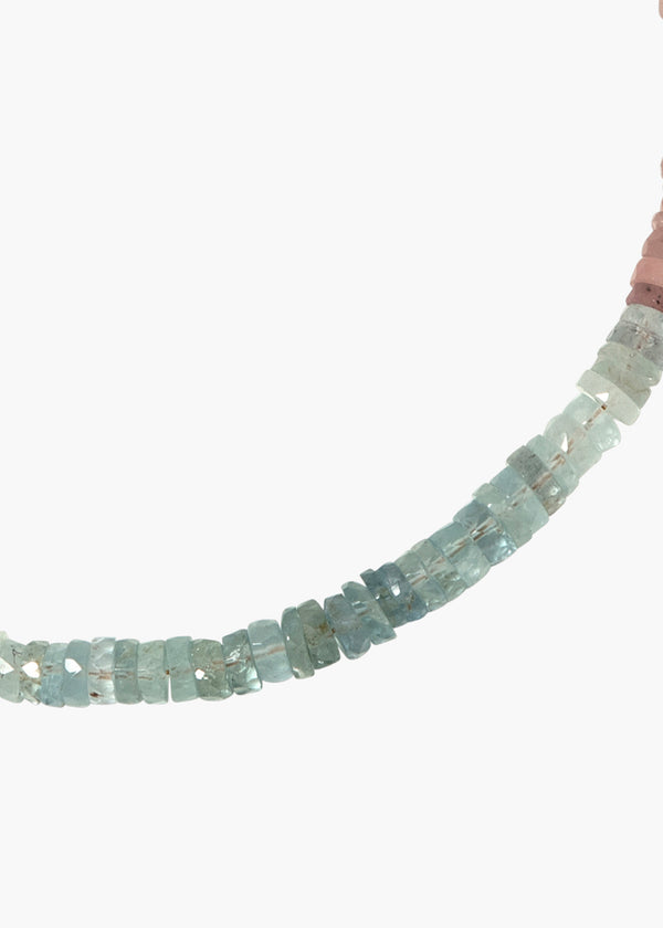 Jennifer Behr Palmi Necklace Aquamarine