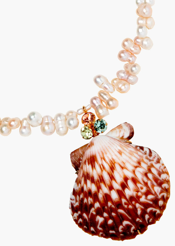 Jennifer Behr Palmina Necklace Pearl