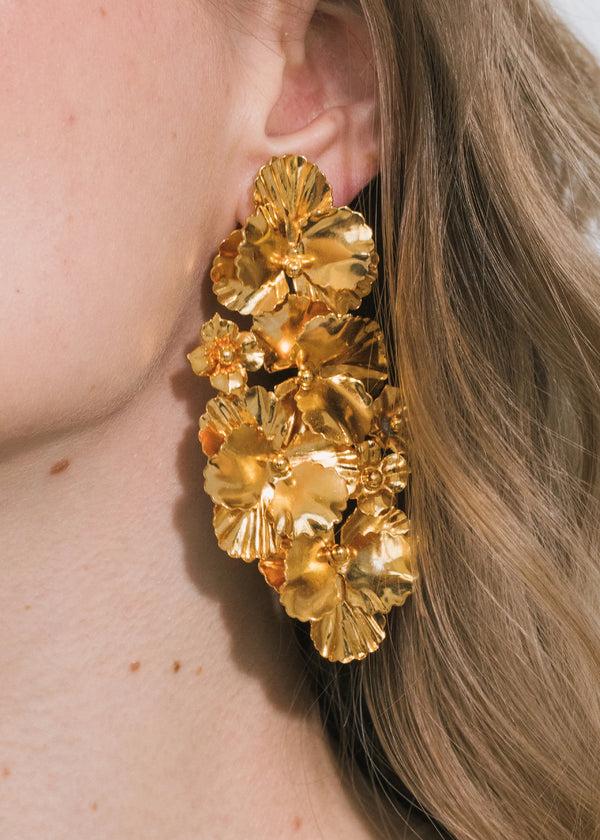 Jennifer Behr Panola Earrings Gold