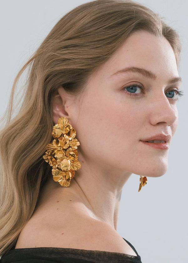 Jennifer Behr Panola Earrings Gold