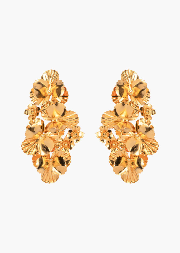 jennifer behr Panola Earrings Gold