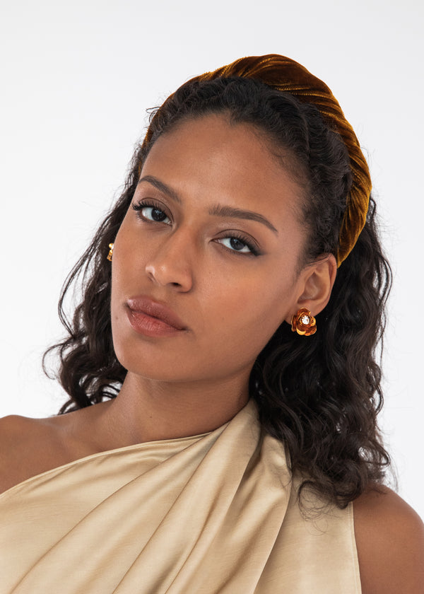 Jennifer Behr Paola Headband Topaz