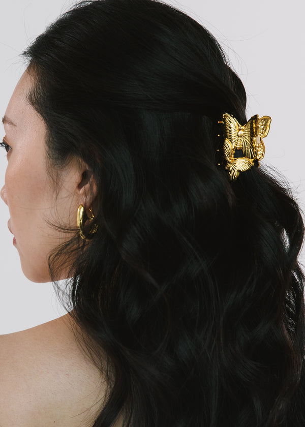 Jennifer Behr Papillion Jaw Clip Gold