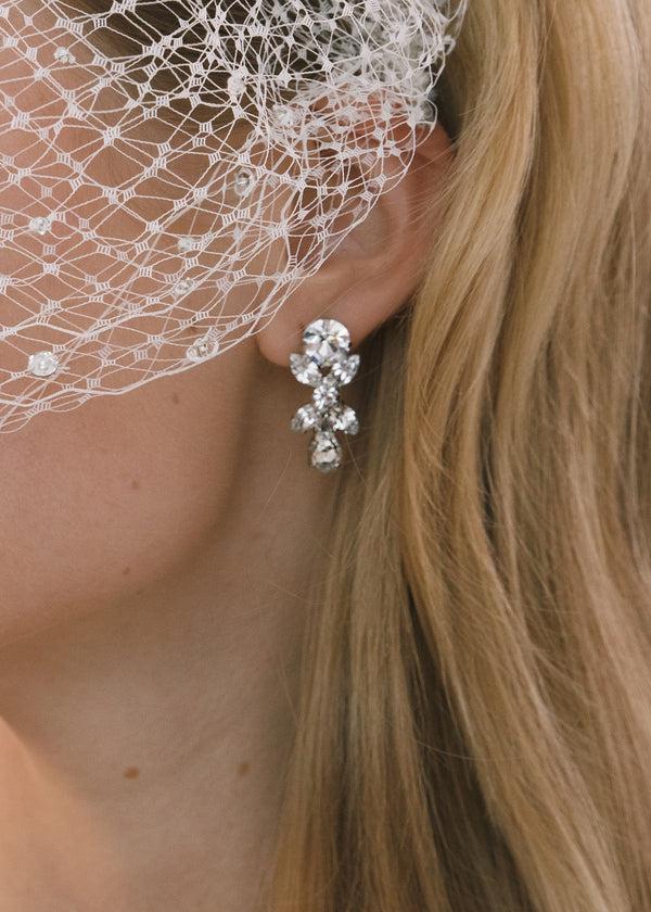 Jennifer Behr Parker Earrings Crystal