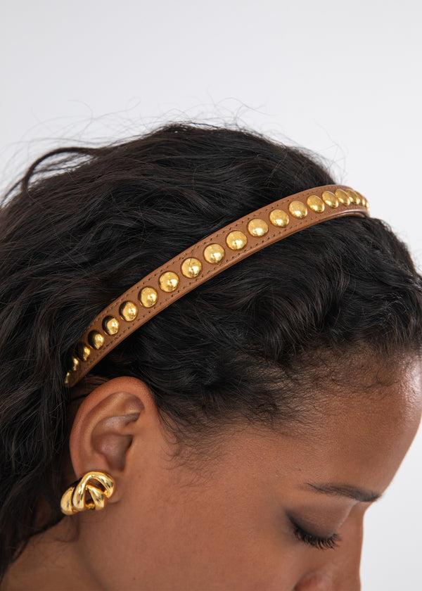 Jennifer Behr Parker Headband Saddle