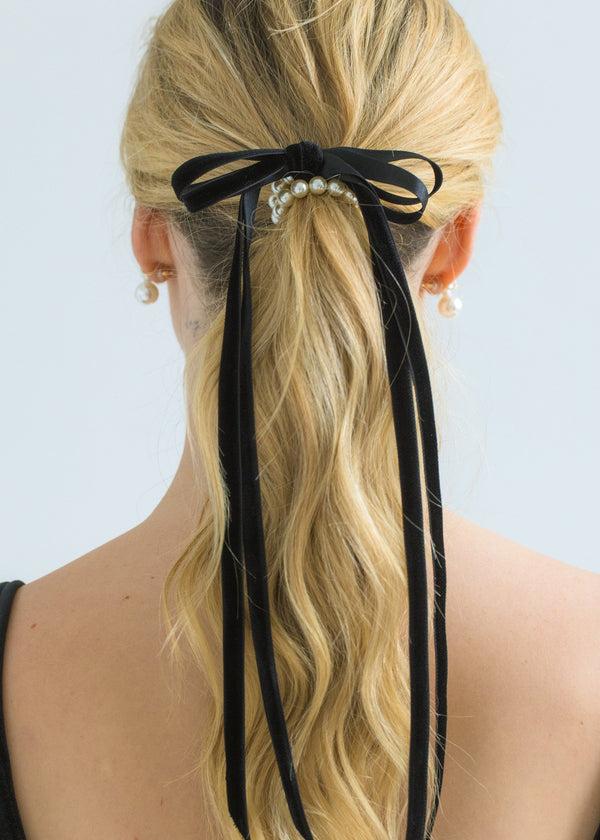 Jennifer Behr Pearl Ribbon Tie Pearl