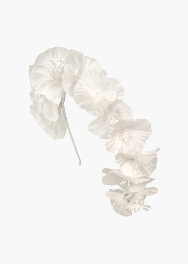 jennifer behr Peony Vine Headband Cream