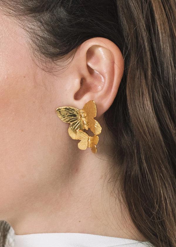 Jennifer Behr Peri Earrings Gold
