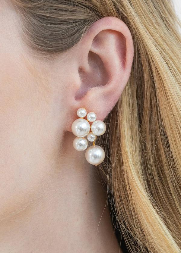 Jennifer Behr Perlita Earrings Pearl