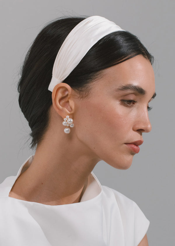 Jennifer Behr Perlita Earrings Pearl