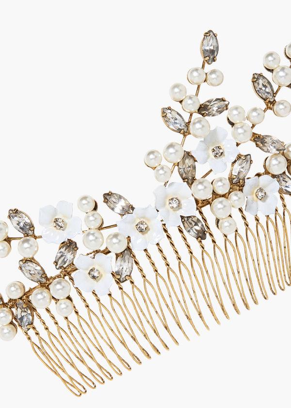 Jennifer Behr Persephone Comb Champagne